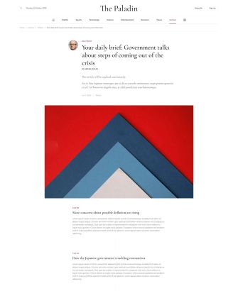 Post Daily Brief Layout