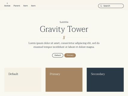 Gravity Tower Joomla Template Default Style