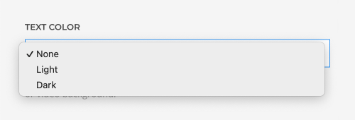 Text color