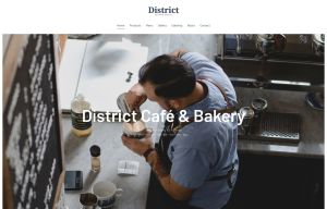 District White-Blue Style