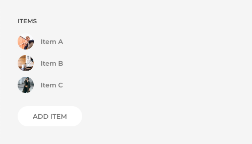 Multiple items element with content items