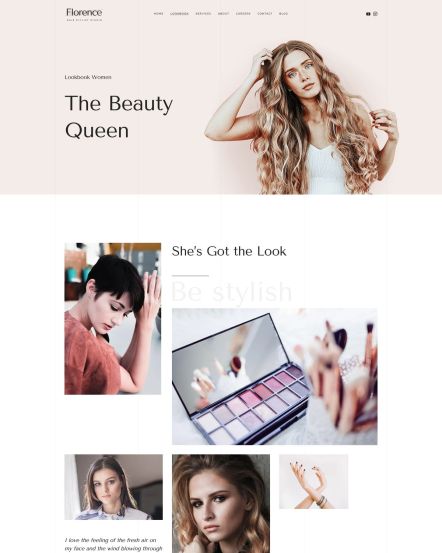 Florence WordPress theme Gallery Layout