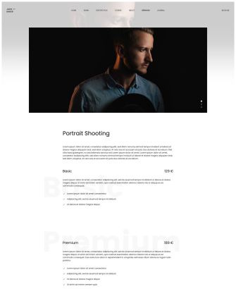 Services Portrait Shooting