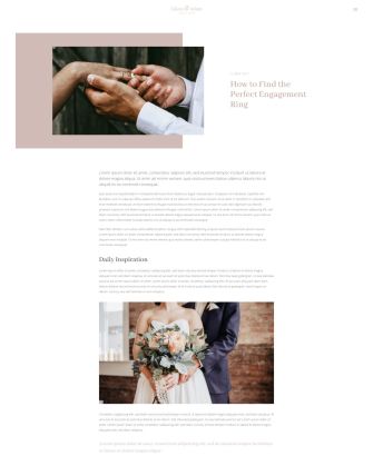 Lilian Post Index Layout