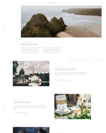 Lilian Joomla template Location Layout