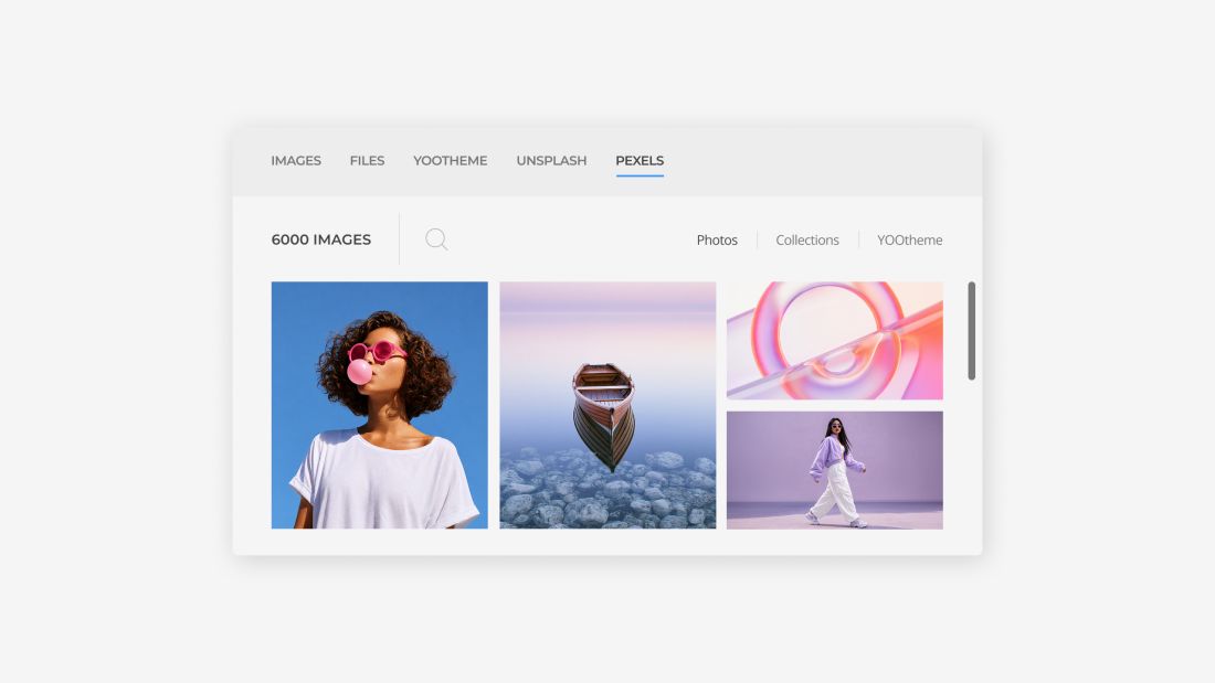Unsplash and Pexels Integration
