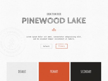 Pinewood Lake WordPress Theme Default Style