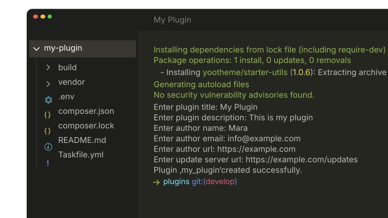 Developers in YOOtheme Pro