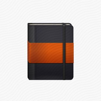 Moleskin Orange Icon