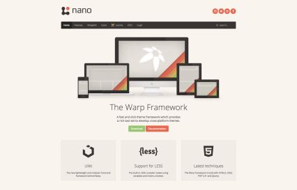 Nano 3 WordPress Theme Organic Style