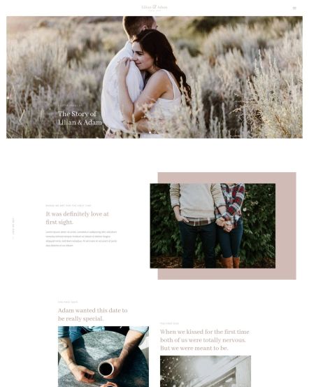 Lilian Joomla template About Layout