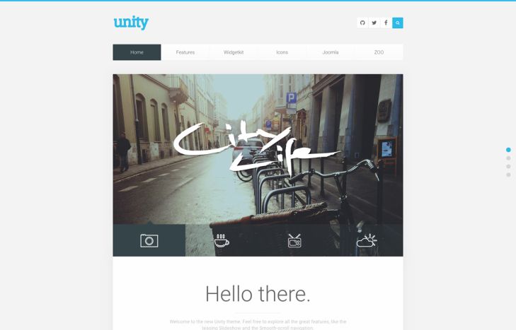 Unity Joomla Template