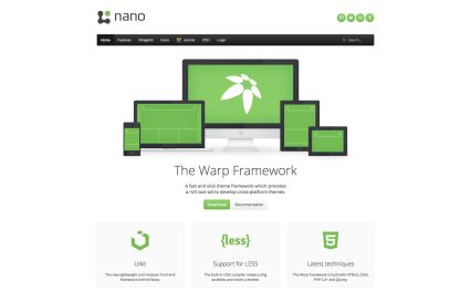 Nano 3 WordPress Theme Green Style