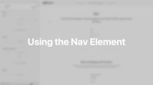 Nav Element Documentation Video for WordPress