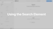 Search Element Documentation Video for WordPress