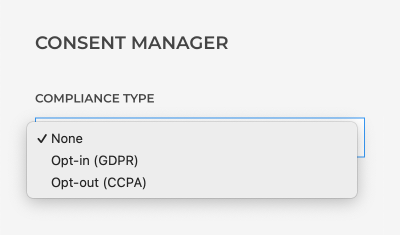 Consent manager