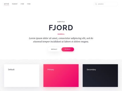 Fjord WordPress Theme Default Style