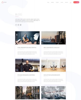 Sonic Blog Layout