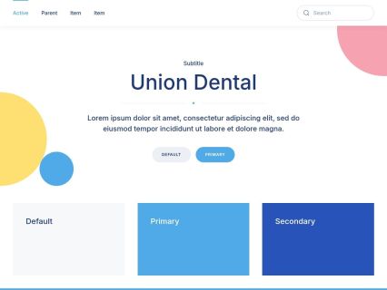 Union Dental WordPress Theme Default Style