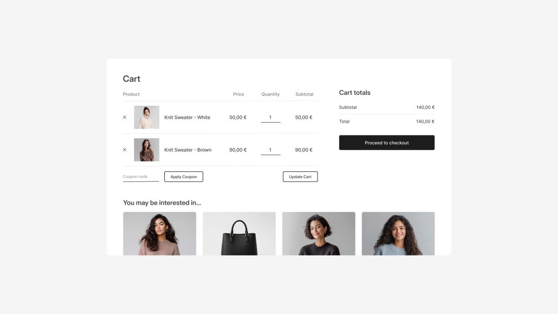 WooCommerce Pages