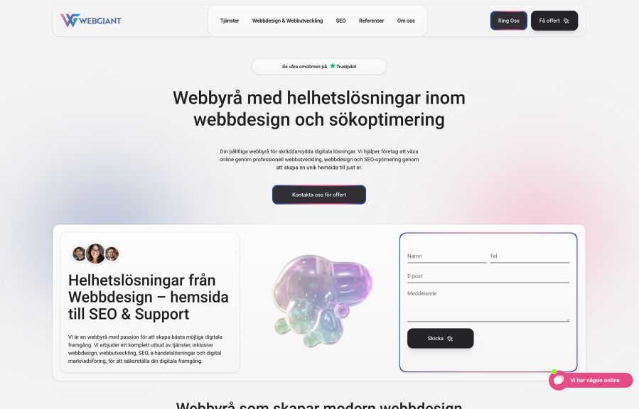 Webgiant Work Example