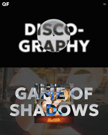 Quantum Flares Joomla template Discography Layout