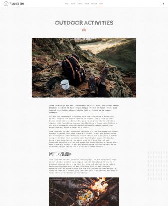 Pinewood Lake Post Index Layout