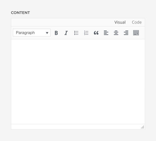 Field types editor