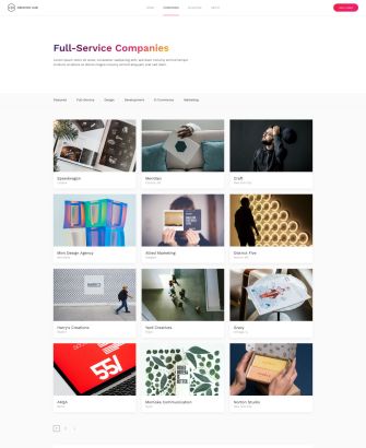 Company Category Layout