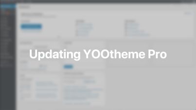Updating YOOtheme Pro Documentation Video for WordPress