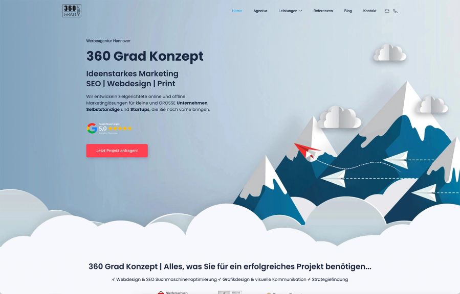 360 Grad Konzept Work Example