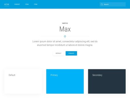 Max WordPress Theme Default Style