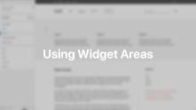 Widget Areas Documentation Video for WordPress