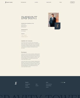 Imprint Layout