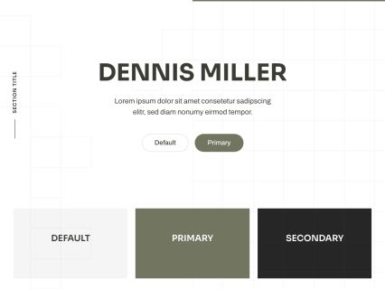 Dennis Miller WordPress Theme White Green Style