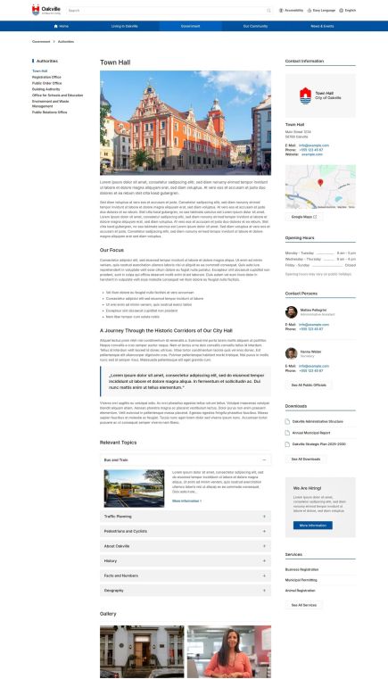 Oakville WordPress Theme Post Custom Layout