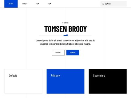 Tomsen Brody Joomla Template Default Style