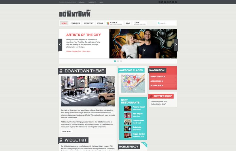 Downtown WordPress Theme