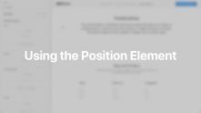 Position Element Documentation Video for Joomla