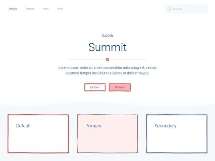 Summit WordPress Theme White Red Style