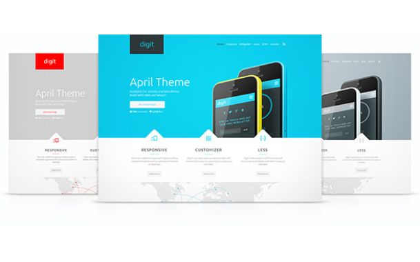 Digit Theme – April 2014 YOOtheme club theme