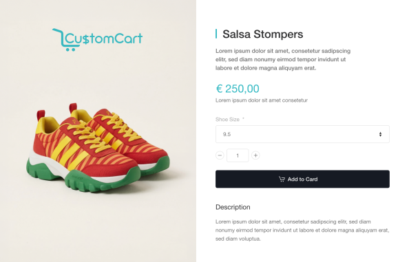 CustomCart for YOOtheme Pro page builder