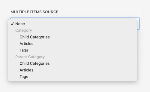 Related category sources
