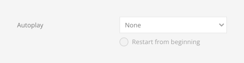 Video autoplay