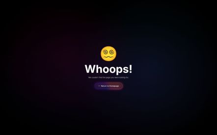 Circle WordPress theme Error 404 Layout