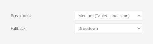 Products filter dropnav
