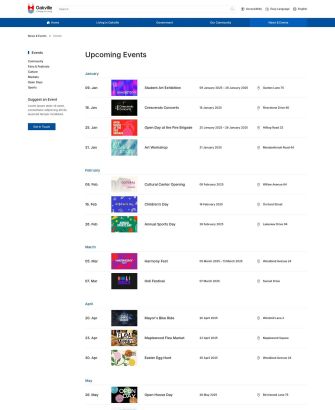 Event Index Layout