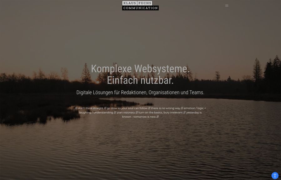 Klaus Fuchs Communication Work Example