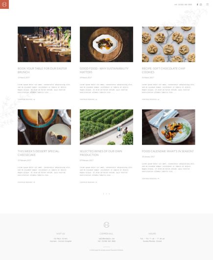 Copper Hill Joomla Template Index Layout