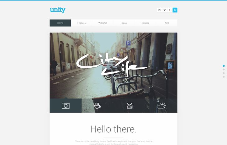 Unity WordPress Theme